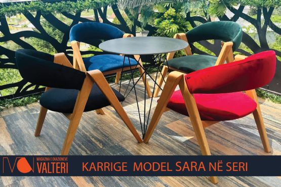 Karrige model Sara në seri, karrige moderne Sara per lokale, karrige model Sara me shumice, karrige model Sara me pakice, karrige moderne Sara te zeza, karrige model Sara te perdorura, karrige model Sara te reja